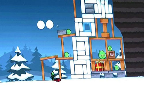 Angry Birds Kerst Screenshot