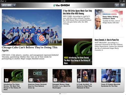 The Onion Screenshot