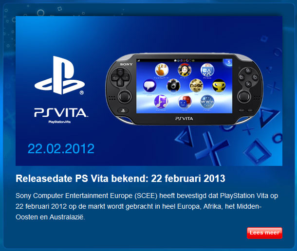 PS Vita Nieuwsbrief