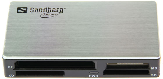Sandberg USB 3 Multi Card Reader Front