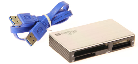 Sandberg USB 3 Multi Card Reader Uitrusting