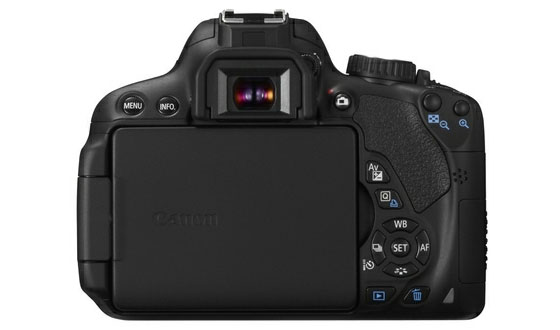 Canon EOS 650D Achterkant
