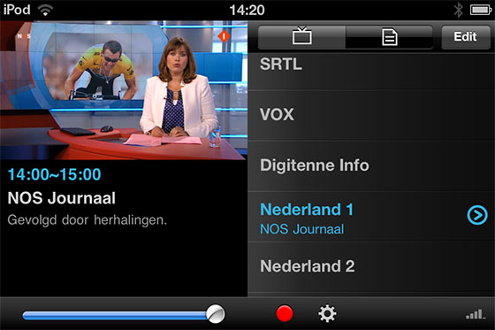 DVB-T App iPod