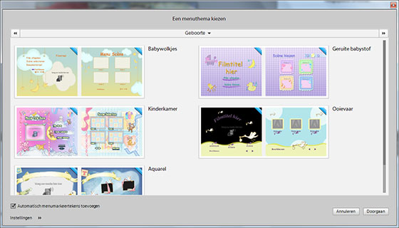 Adobe Premiere Elements 11 Filmmenu