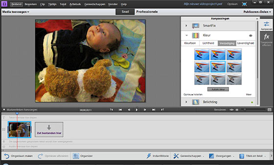 Adobe Premiere Elements 11 Kleuren