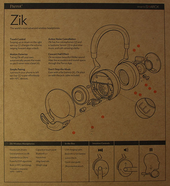 Parrot Zik Packshot Back