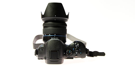 Samsung NX20 Bovenkant