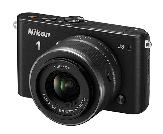 Nikon 1 J3 Zwart Front