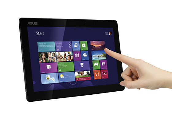 TX300 Tablet Front Hand