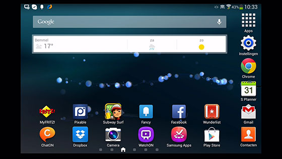 Galaxy-Tab3-Homescreen-Allshare-Cast