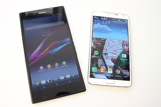 Sony Xperia Z Ultra vs. Samsung Galaxy Note 3