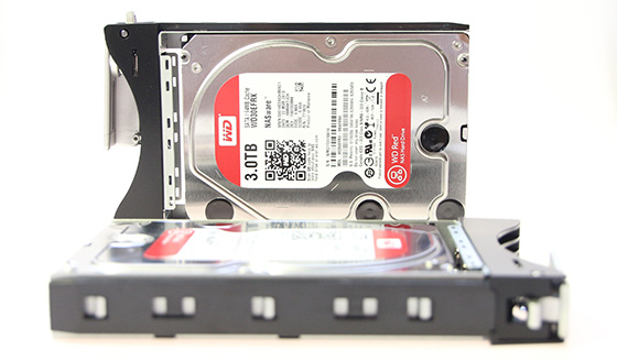 Thecus N5550 Drives