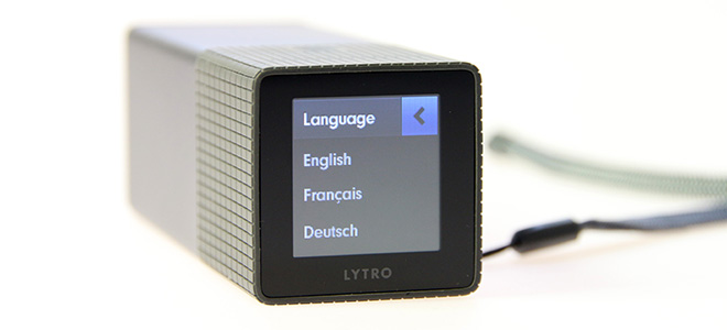 Lytro Menu