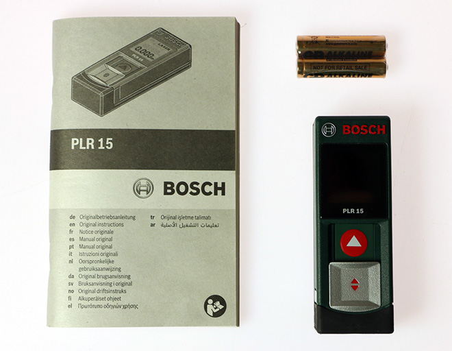 Bosch PLR 15 Unboxing