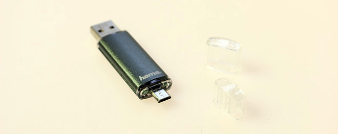 Hama USB 2.0 Smartphone Flash Drive 32GB Kapjes