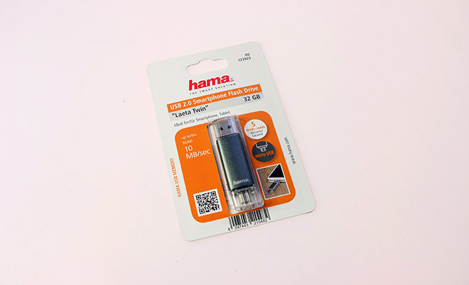 Hama USB 2.0 Smartphone Flash Drive 32GB Packshot
