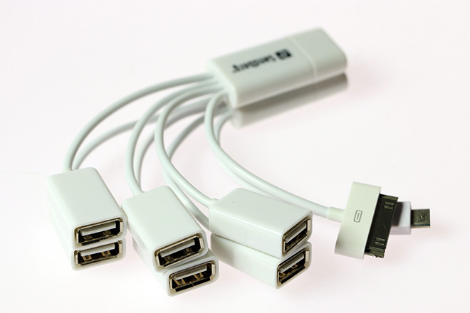 Sandberg USB Hub with Smartphone Sync