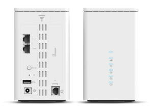 4G LTE Home Station - front and back composition