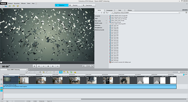 Magix_Fotostory_Deluxe_2014_Slideshow_Interface