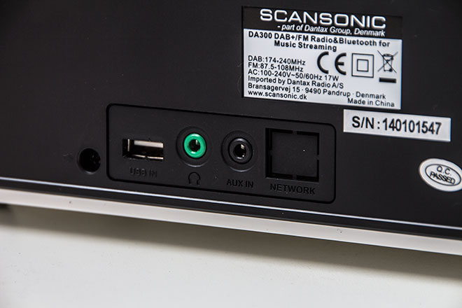 Scansonic-DA300-Aansluitingen