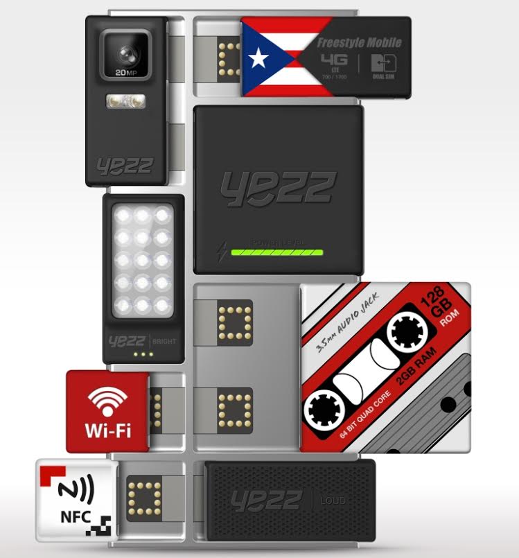 YEZZ Project Ara Opties