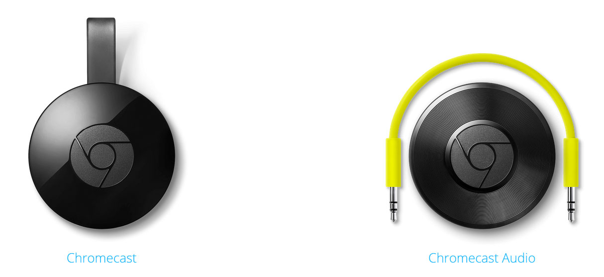 Chromecast en Chromecast Audio