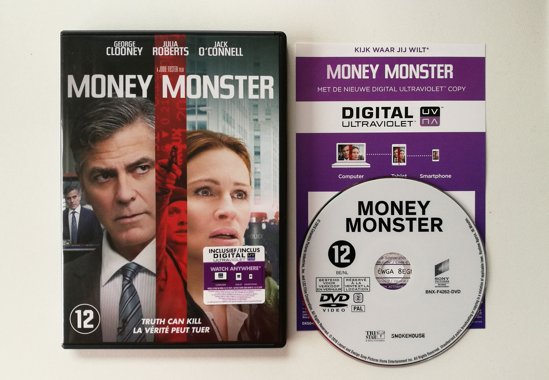 Money Monster Packshot DVD