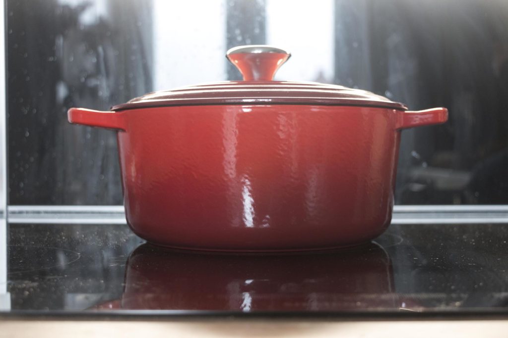 Le Creuset Ronde Braad-/Stoofpan in Geëmailleerd Gietijzer