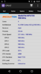 Lenovo Moto E3 CPU-Z