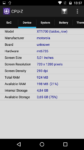 Lenovo Moto E3 CPU-Z