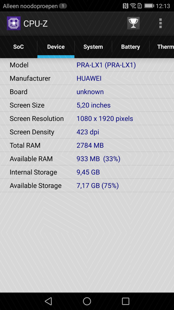 Huawei P8 Lite 2017 Screenshot
