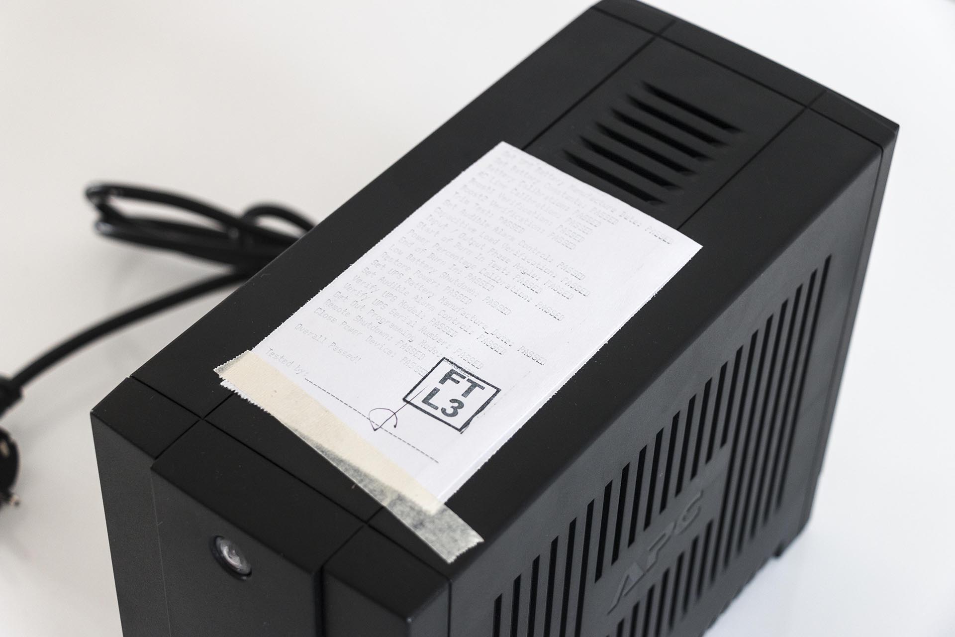 APC BX700U-GR Backup Batterij Bonnetje