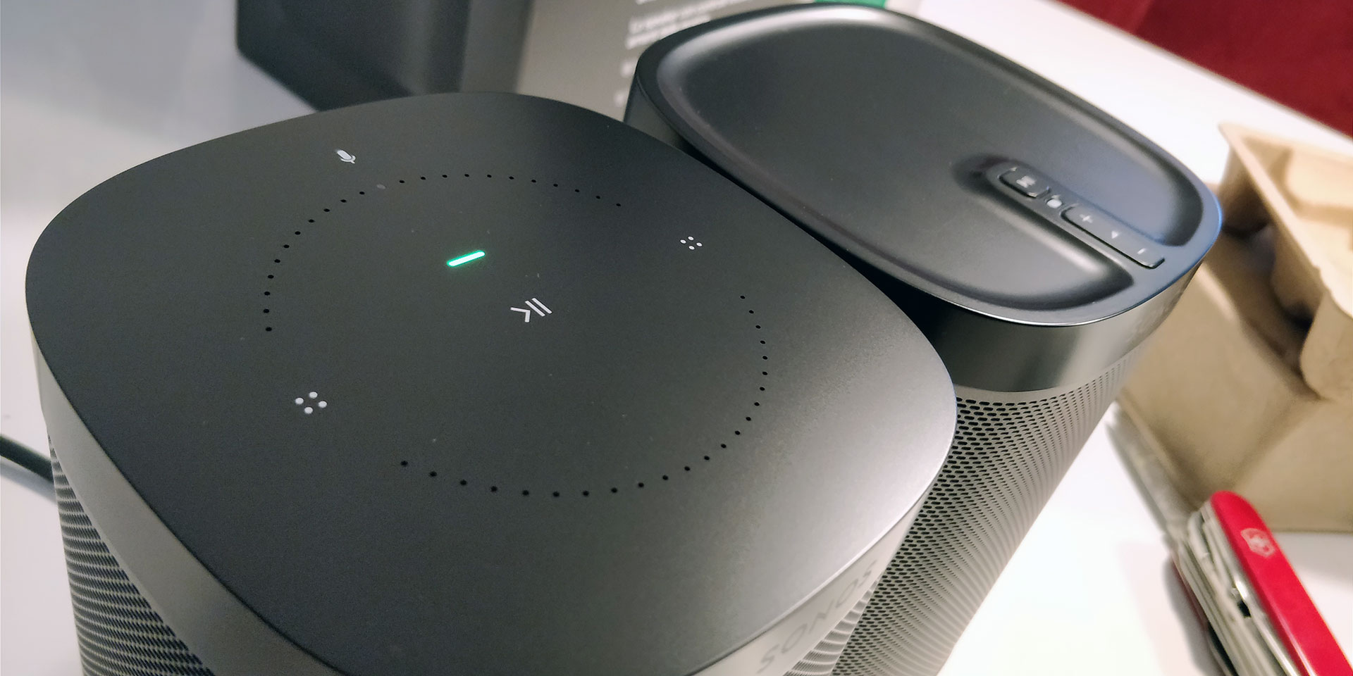 krijgen Alexander Graham Bell fysiek Review: Sonos One, de Sonos speaker met Amazon Alexa aan boord