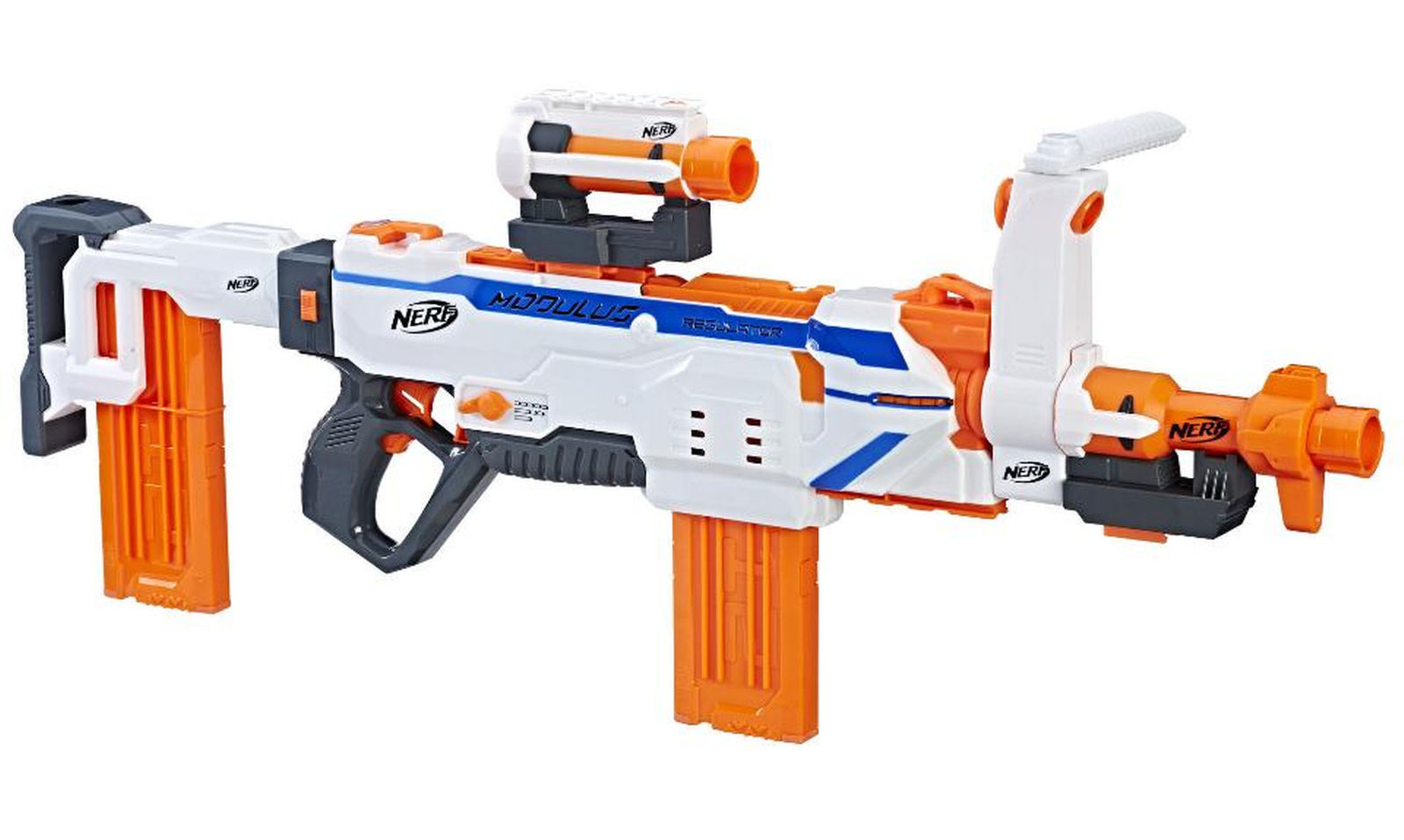 Springen Moreel infrastructuur Review: Nerf N-Strike Modulus Regulator - GadgetGear.nl