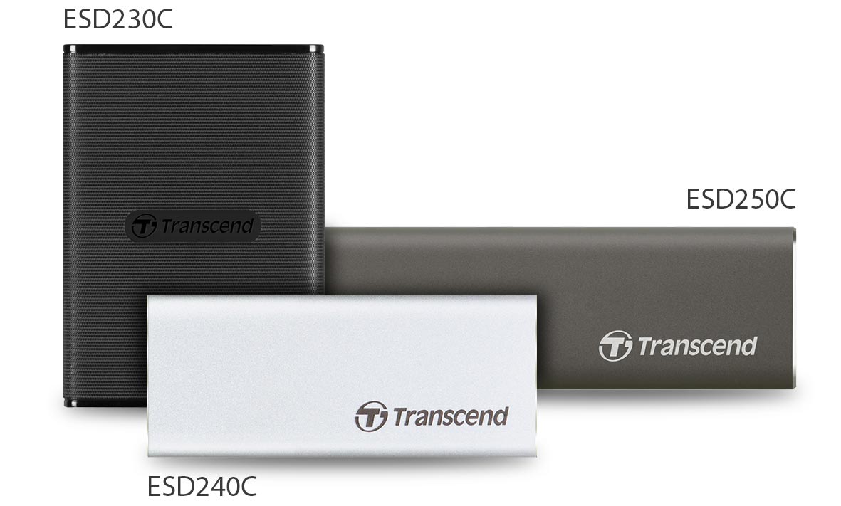 Transcend ESD230C, ESD240C en ESD250C SSD's