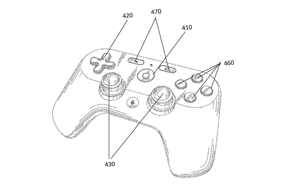 Google Controller Bovenkant