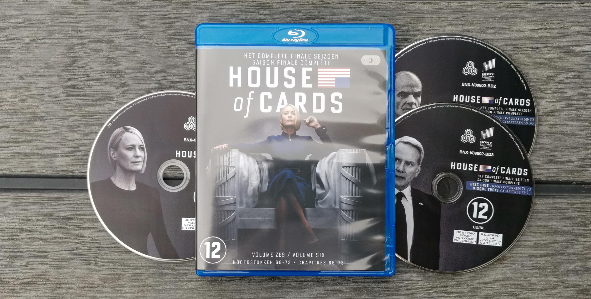 Packshot House of Cards Seizoen 6