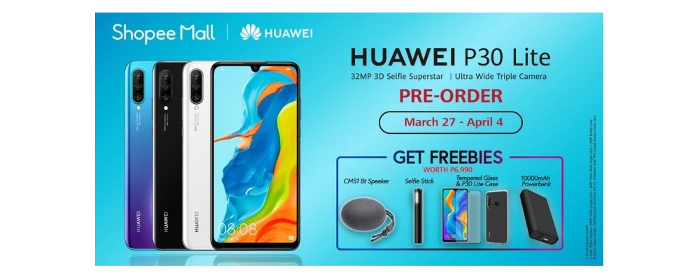 Huawei P30 Lite advertentie