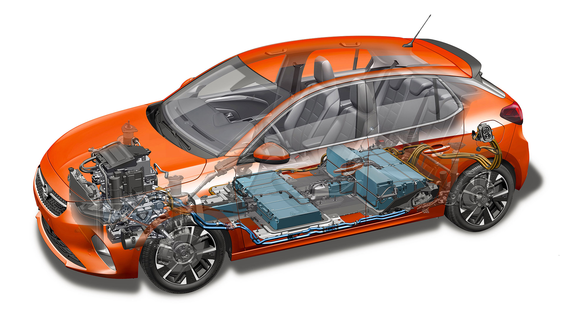 Opel Corsa-e 2019 schema