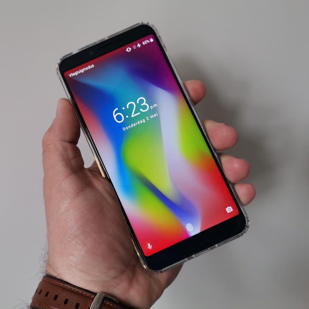 Nuu Mobile G2 Voorkant in cover