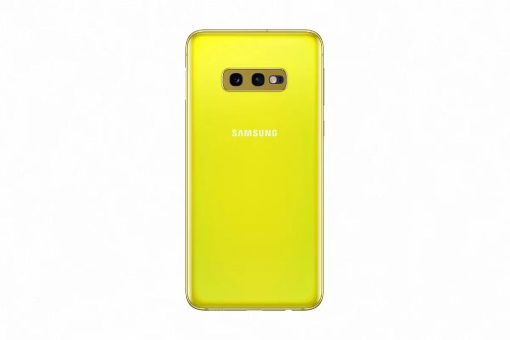 Samsung Galaxy S10 Canary Geel