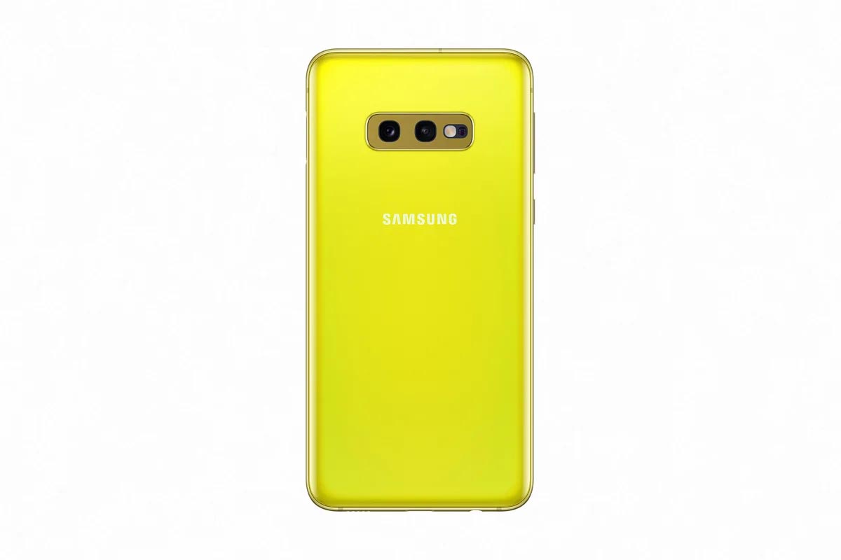 Samsung Galaxy S10 Canary Geel