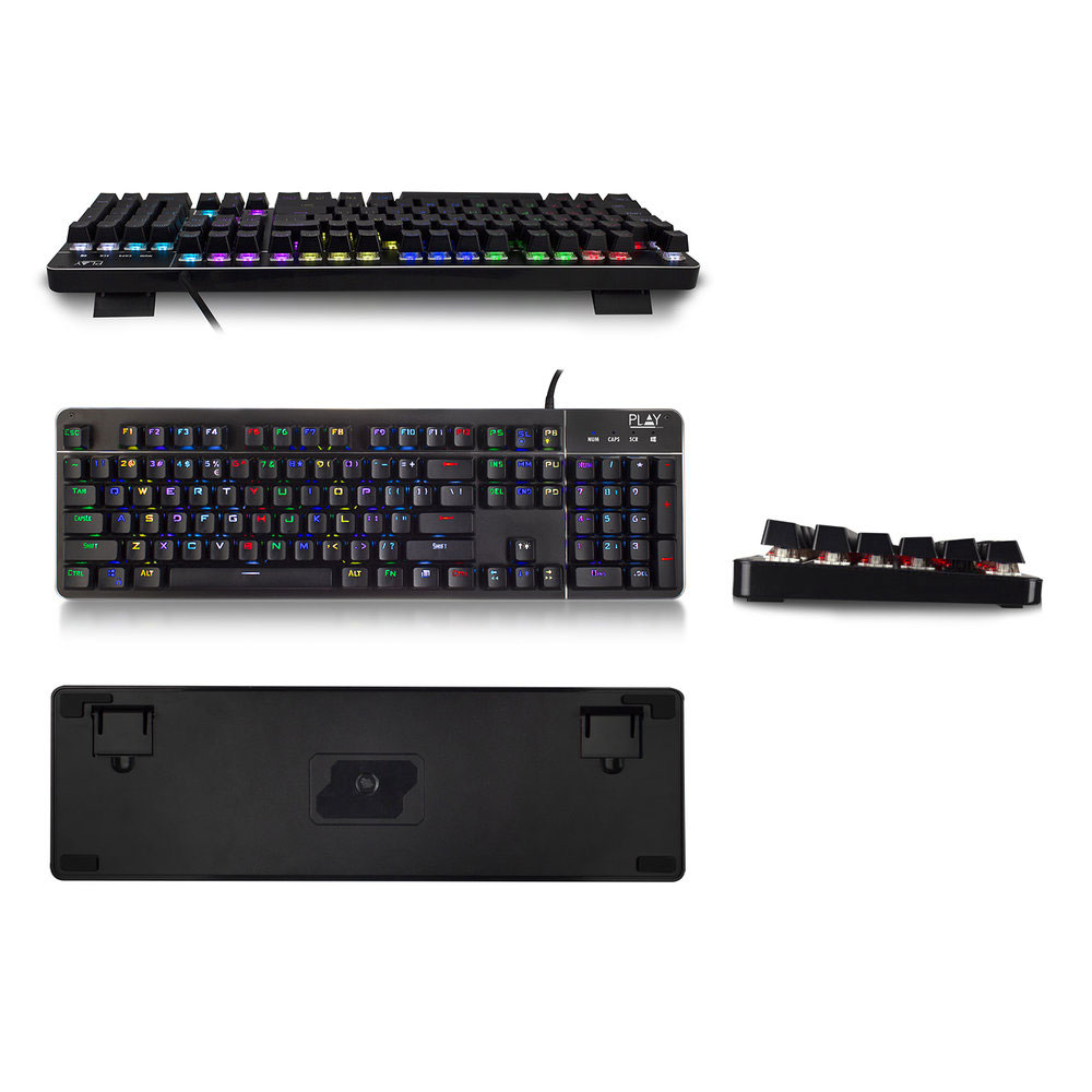 Ewent Play PL3350 RGB Mechanisch Gaming Toetsenbord