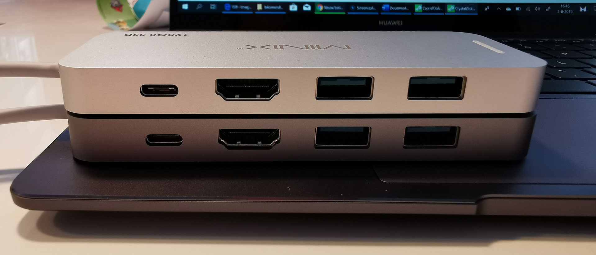 Minix USB-C Multiport Storage Hub Kleuren