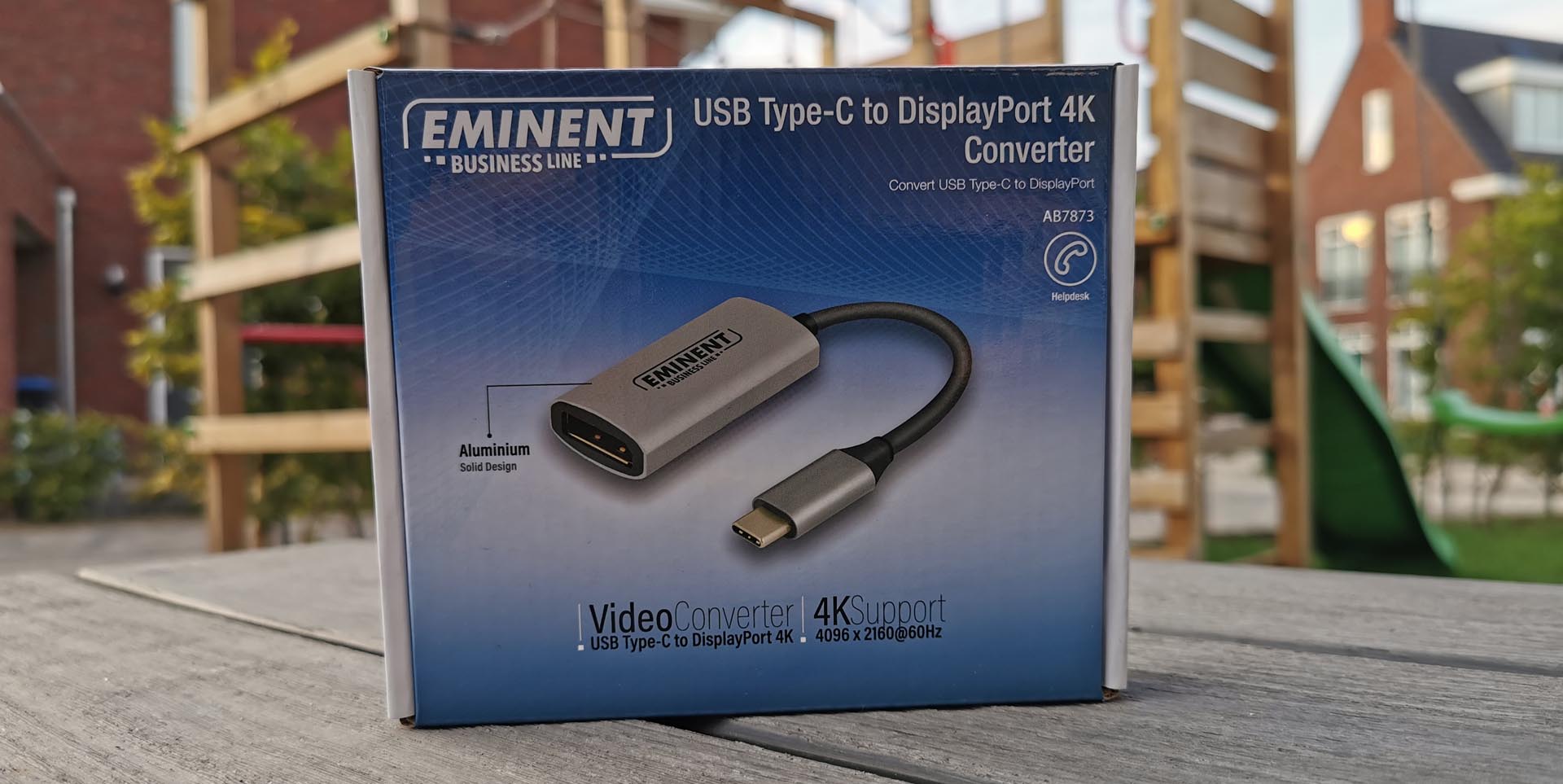 Eminent Business Line USB Type-C to Displayport 4K Converter Verpakking