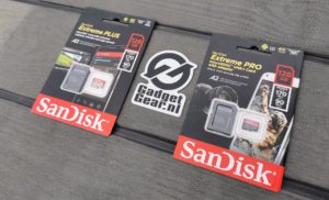 SanDisk Extreme Plus microSD 128GB en SanDisk Extreme Pro 128GB Verpakkingen