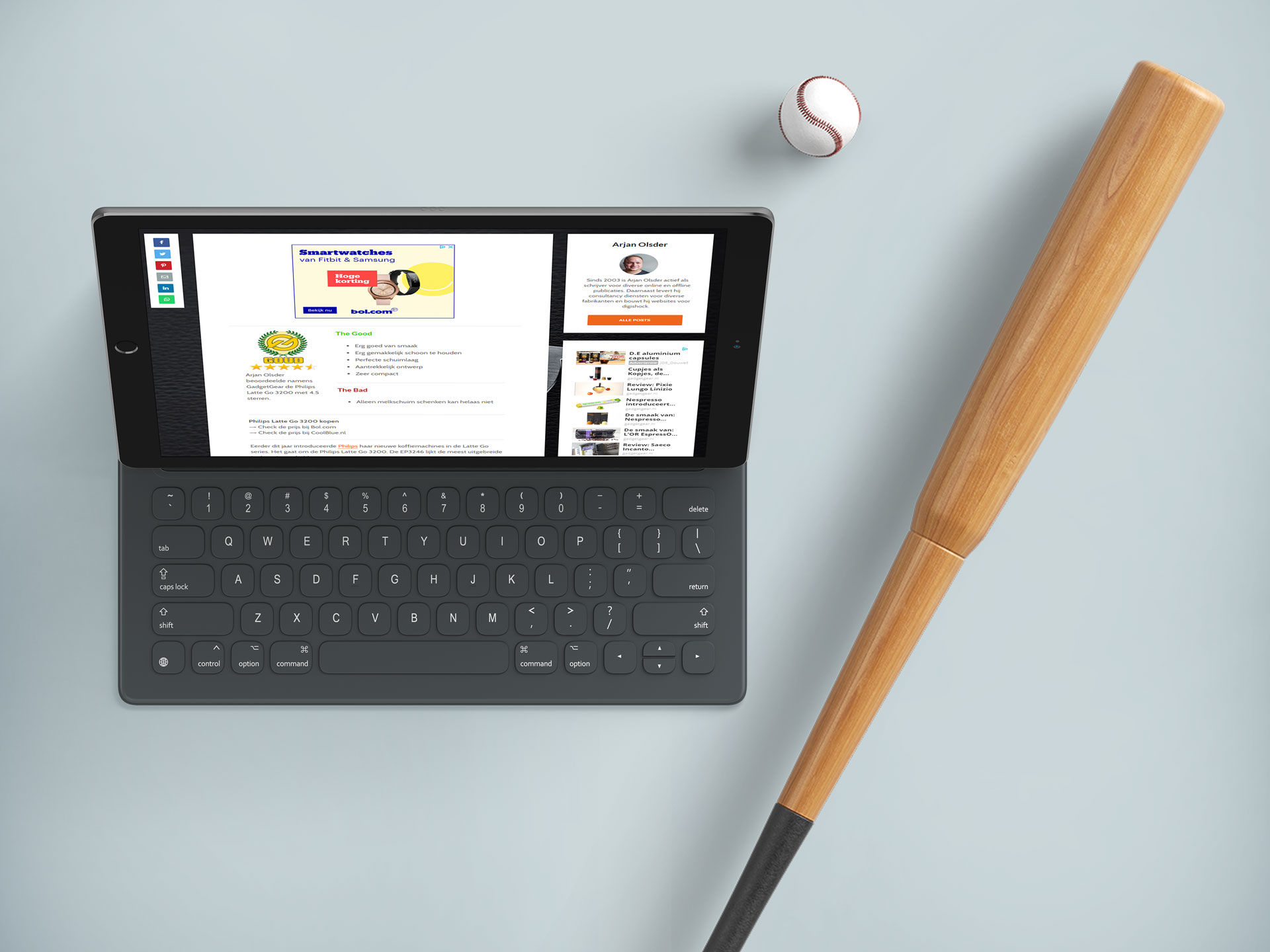 iPad Pro met GadgetGear erop