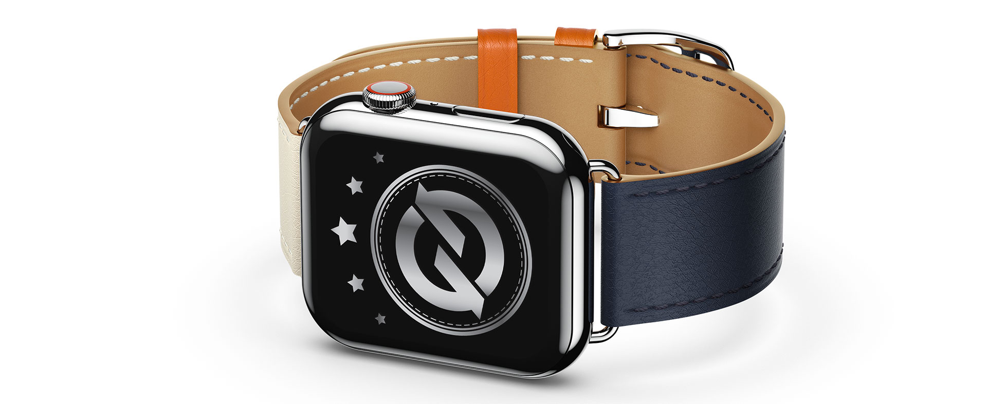 Apple Watch 4 met Innovators Awards logo erop