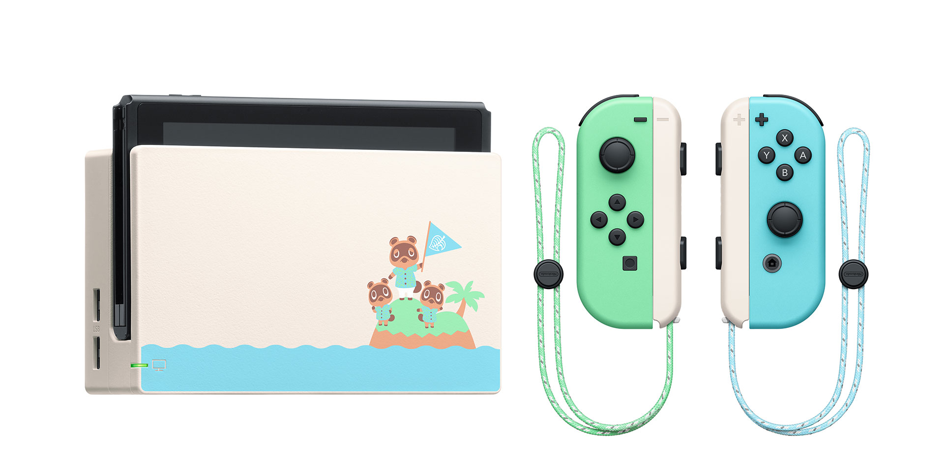 Nintendo Switch in Animal Crossing stijl