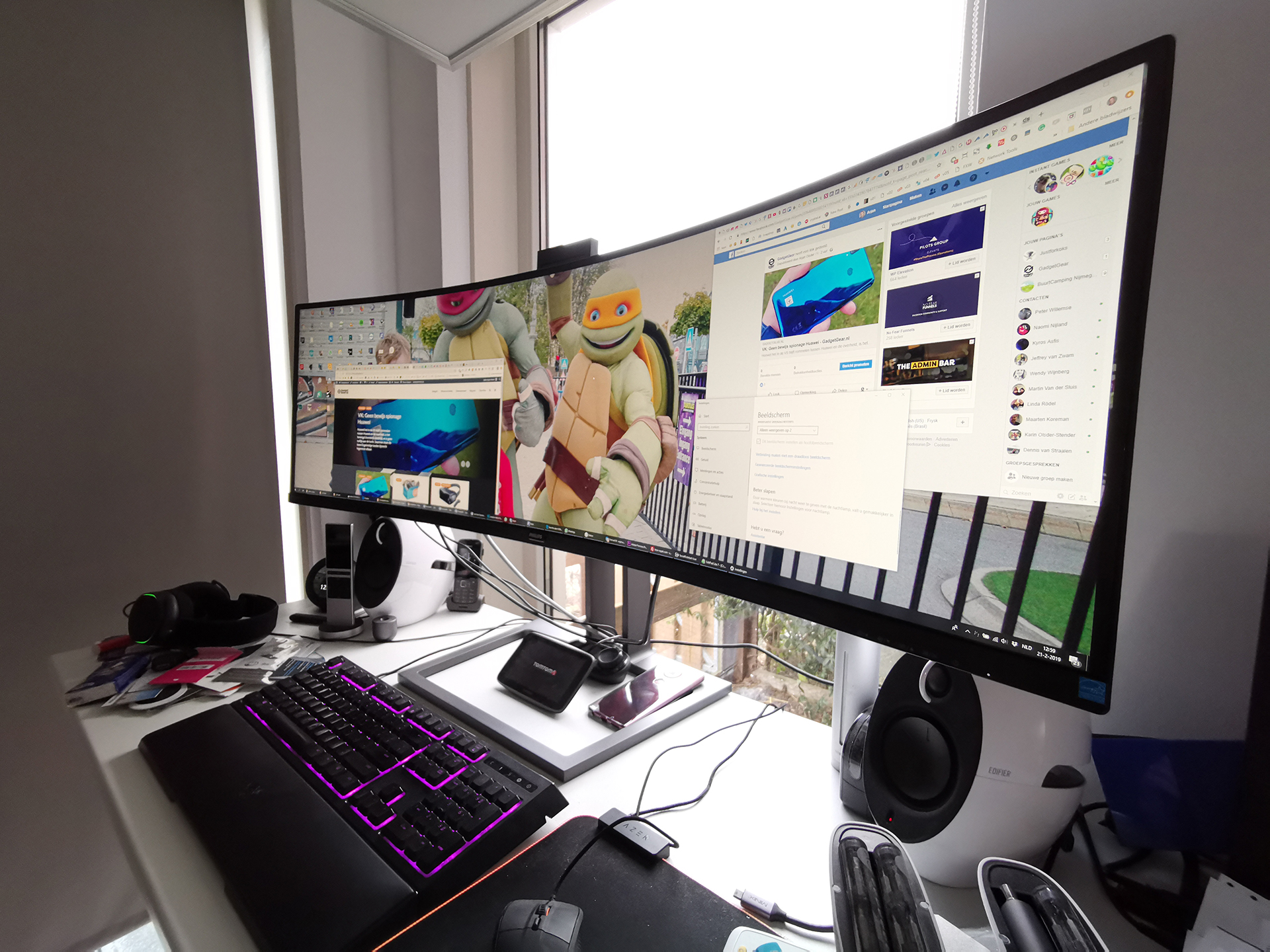 klassiek Gasvormig Afstoten Review: Philips Brilliance 499P9H 5K curved 32:9 ultrawide USB-C monitor